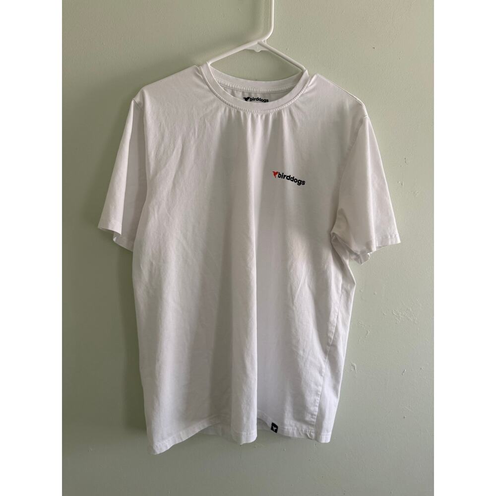 Birddogs | Summer Preppy Men’s White Playground T-Shirt Casual Athlesuire Sz L - Picture 2 of 9